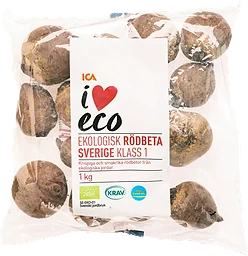 Rödbetor Ekologiska KRAV Klass 1 ICA I