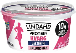 Kvarg Hallonsmak Laktosfri 0,2%