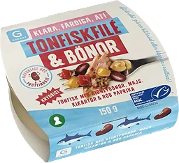 Tonfiskfilé & Bönor