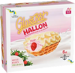 Glassbåt Hallon 6-pack