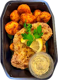 Schnitzel Med Bearnaisesås