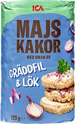Majskakor gräddfil & lök