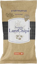Svartpeppar Räfflade Chips