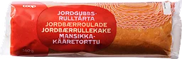Jordgubbsrulltårta