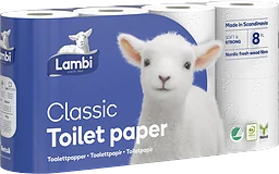 Toalettpapper Classic 8-pack