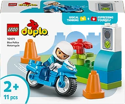 Polismotorcyke Blå