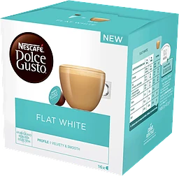 Kaffekapslar Flat white 16-p