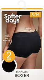 Boxer Seamless Svart S/m