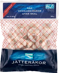 Vannameiräkor Råa Utan Skal