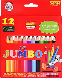 Träfärgpennor Jumbo