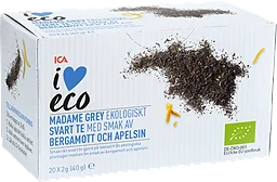 Madame grey Svart te med bergamott & apelsin Ekologisk 20-p