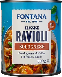 Ravioli i Bolognaisesås