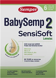 Mjölkersättning BabySemp 2 Sensisoft