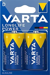 Batteri Longlife power D 2-p
