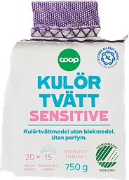 Kulörtvättmedel Sensitive