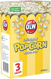 Micropop Smör Popcorn 3-pack