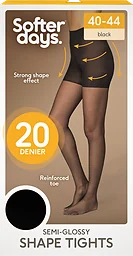 Tights Shape 20 Denier Svart 40/44 1-pack