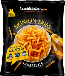 Skin-On Fries Home Style Fryst