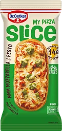 Pizza slice Mozzarella & pesto