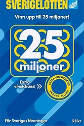 Sverigelotten Blå Standard