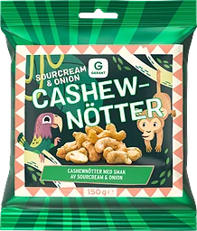 Cashewnötter Sourcream & Onion