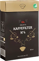 Kaffefilter 1x4 oblekta 80-p