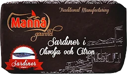 Sardiner I Olivolja Med Citron Manná