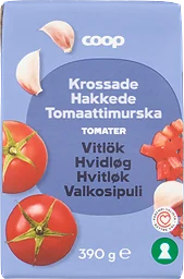 Krossade tomater Vitlök