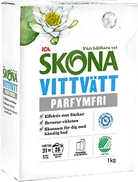 Tvättmedel Vittvätt Parfymfri Miljömärkt
