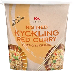 Ris med Kyckling Red curry