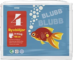 Byxblöjor 4 7-11 Kg
