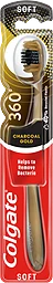Charcoal Gold Soft Tandborste