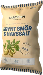 Chips Brynt smör & havssalt