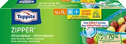 Zipperpåse 1l Allroundpåsar