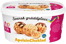 Gräddglass Apelsinchoklad
