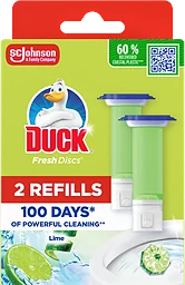 Toalettrengöring Fresh Discs Lime Refill 72ml