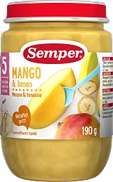 Puré Mango & banan 5 Mån