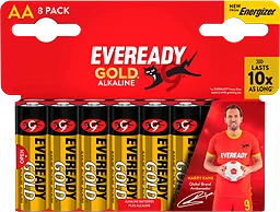 Batteri Eveready Gold AA 8-p