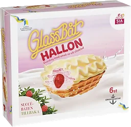 Glassbåt Hallon