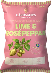 Lime Rosépeppar Chips
