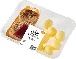 Färdigmat Pannbiff med Potatis Svampsås