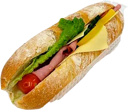 Baguette Ost & Skinka
