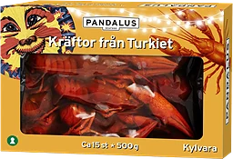 Kräftor Turkiska Medium Ca15 St