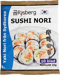 Sushi Nori Sjögräsblad 10-pack