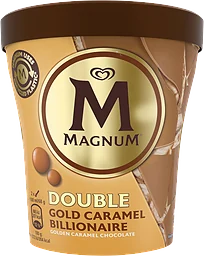 Glass Double gold caramel billionaire