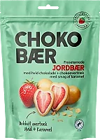 Frystorkade jordgubbar med cho