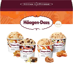 Glass Caramel Collection 4-pack