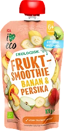Fruktsmoothie Banan & persika 6m