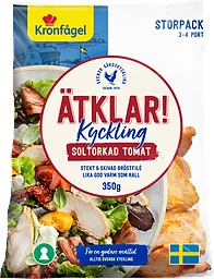 Soltorkad Tomat Ätklar Kyckling Skivad