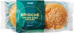 Hamburgerbröd Brioche Sesam 4-pack